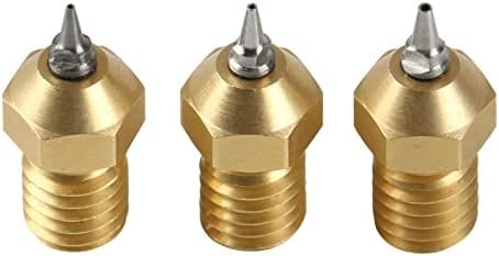 LINLIJIA 3 Pieces 020305mm 3D Printer Tip Nozzle with Removable