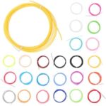 SOLUSTRE 30 pcs Low Temperature Filament 3D Printer Filament 30-Colors Filament 1.75mm Filament