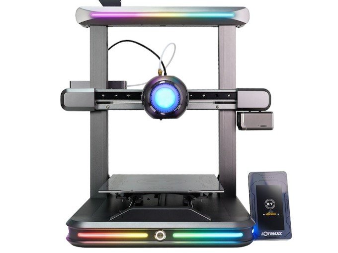 ET: A 3D printer and laser cutter in one with a camera and RGB lighting