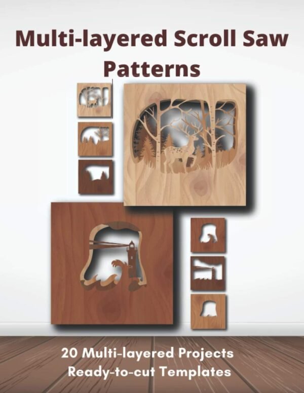 Multi layered Scroll Saw Patterns Templates for Scroll Saw Projects