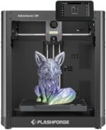 FLASHFORGE Adventurer 5M 3D Printer, 600mm/s Max High-Speed FDM 3D Printers with Auto Leveling, 280°C Direct Extruder with 3S Detachable Nozzle, Core XY All Metal Structure, Print Size 220x220x220mm