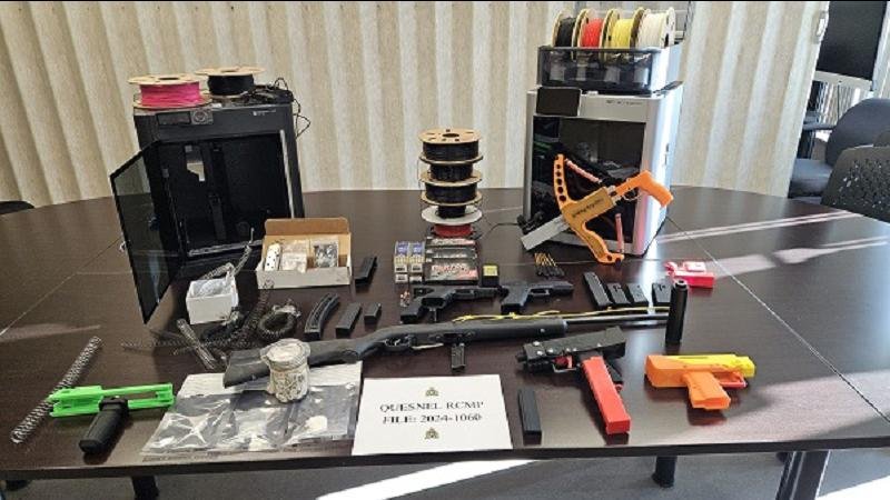 RCMP seize 3D printers and weapons manufacturing equipment from property north of Quesnel