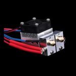 High Quality 2 in 2 Out Extruder 24V 40W Dual Color Cooling Chimera Hotend Titanium Alloy HeatBreak Upgrade Multi Color for 3D Printer.(24V Brass Nozzle Kit)