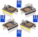 TMC2130 V3.0 Stepper Motor Driver SpiMode 3D Printer Accessory 4Pcs With Heatsinks For SKR V1.3 Ramps1.6 Rinter Part Stepstick Mute TMC2130 V3.0 Stepper Motor Driver With Heat Sink For SKRV1.3 Ramps