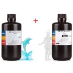 ELEGOO ABS-Like 3D Printer Resin Clear Blue 1000g and ELEGOO ABS-Like 3D Rapid Resin Translucent 1000g