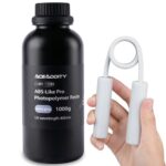 ABS-Like Pro Printer Resin - 405nm UV-Curing Standard Photopolymer Resin with Hardness and Toughness for LCD/DLP/SLA 3D Printers, High Precision & Non-Brittle (Ivory Grey, 1kg)
