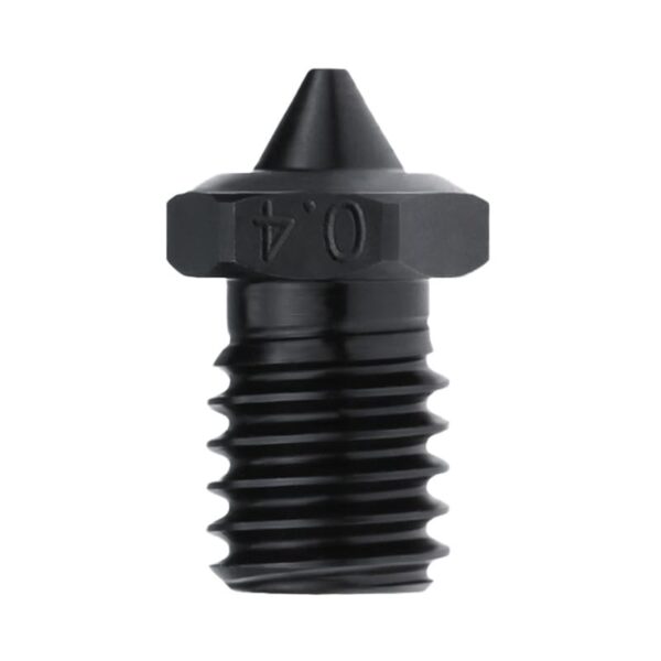 High Flow Nozzle 3D Printer CHT Nozzle for E3D V6/ PRUSA i3 /MK3/ MK3S /MK2/2.5 Voron 0.2/0.4/0.6/0.8/1.0/1.2MM 3D Printer Hotend Parts (0.4MM)