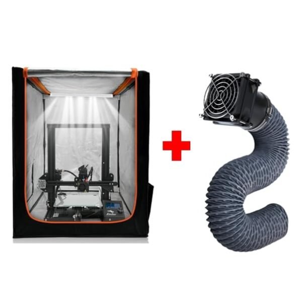 Large 3D Printer Enclosure with LED Light Fan Fume