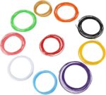 10 Colors 5M / Roll 3D Printer Pen Filament Abs 3D Doodler Pen Refills Pla 1.75Mm Plastic Consumables Material Unleash Your Creativity 3D Pen for Kids (ABS)