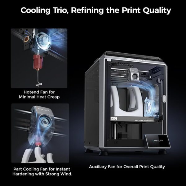Comgrow Creality K1C 3D Printer and Comgrow PETG 3D Printer Filament 1.75mm, High Precision and Tough 3D Printer Filament 4kg - Image 6
