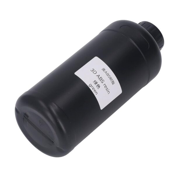 ABS Like Resin, 1000ml 3D Printer ABS Resin, 405nm Photopolymer UV-Curing Resin with Low Shrinkage High Toughness for DLP LCD 3D Printer(Green) - Image 4