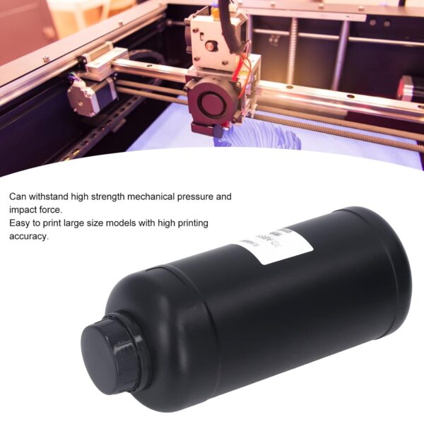 ABS Like Resin, 1000ml 3D Printer ABS Resin, 405nm Photopolymer UV-Curing Resin with Low Shrinkage High Toughness for DLP LCD 3D Printer(Green) - Image 5