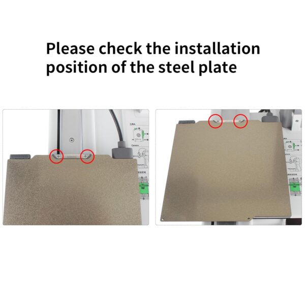 3D Printer Platform A1 Mini PEI Powder Coating Stainless Steel Plate 184 x 184 mm Gold: Dual Texture PEI Spring Steel Plate Strong Adhesion and Easy Prints Release BCZAMD - Image 6