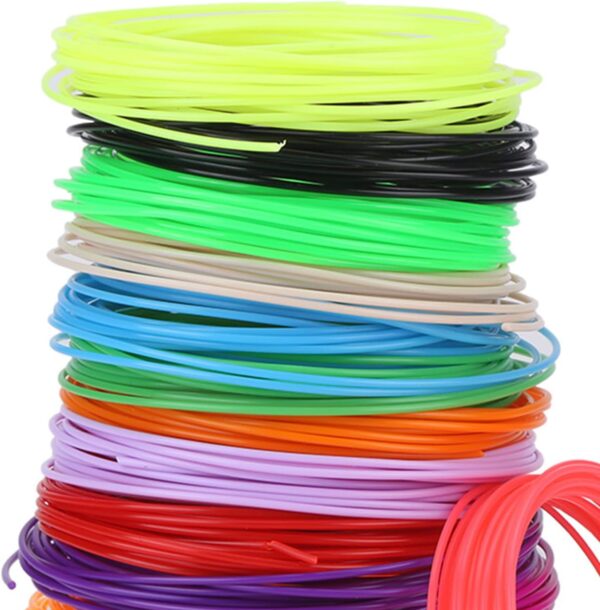 3D Pen Filament,20 Colors 1.75mm 3D Pen PLA Filament Refill,3D Printing Pen Printer Glow in The Dark, for 3D Printer Printing Pen Low Temperature and 3D Printers - Image 9