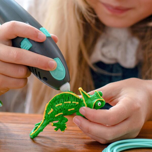 SCRIB3D Junior 3D Printing Pen Set for Kids with Filament, Activity Guide, and USB Charging Cable - Image 5
