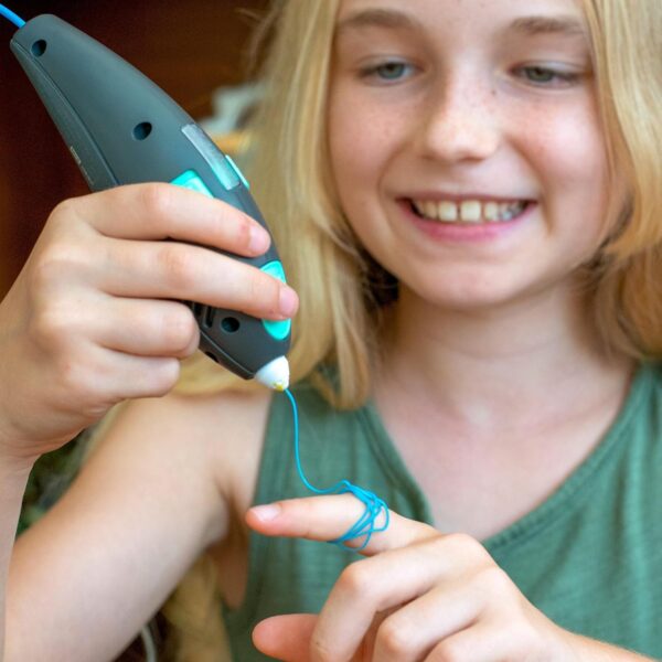 SCRIB3D Junior 3D Printing Pen Set for Kids with Filament, Activity Guide, and USB Charging Cable - Image 6