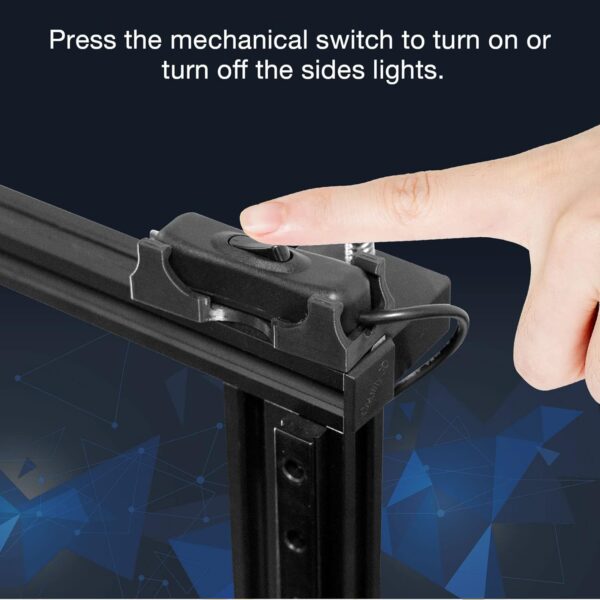 UniTak3D Ender 3 3D Printer LED Light 24V 7.5W Dual Sides Embedded Light Bar Strip Upgrades for Ender 3 V2, Ender 3 Pro,Ender 3 S1,CR6SE, Voxlab Aquila-2020 Profile - Image 7