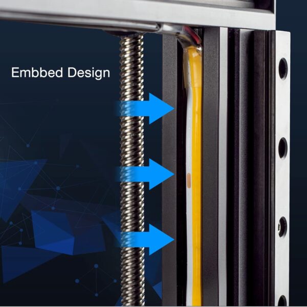 UniTak3D Ender 3 3D Printer LED Light 24V 7.5W Dual Sides Embedded Light Bar Strip Upgrades for Ender 3 V2, Ender 3 Pro,Ender 3 S1,CR6SE, Voxlab Aquila-2020 Profile - Image 9