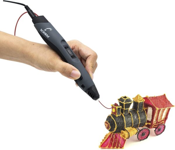 SCRIB3D Advanced 3D Printing Pen with 2 Starter Colors and PLA Refill Pack with 10 Assorted Colors - Image 6