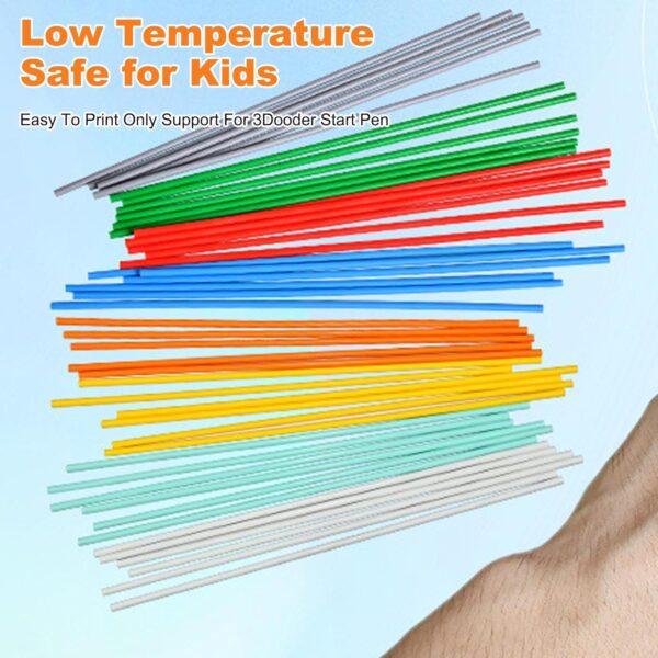 Pen Filament - 32 Vibrant Colors Pen Filament | 2.5mm Pen Filament Refill | Pen Printer Filament | Printing Pen Refills | Pen Printer Filament Refill | Low Print Temperature Filament for Printer - Image 4