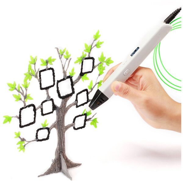 MYNT3D Professional Printing 3D Pen with OLED Display Bundle with 10 Color 3m Each ABS 3D Pen Filament Refill Pack - Image 7