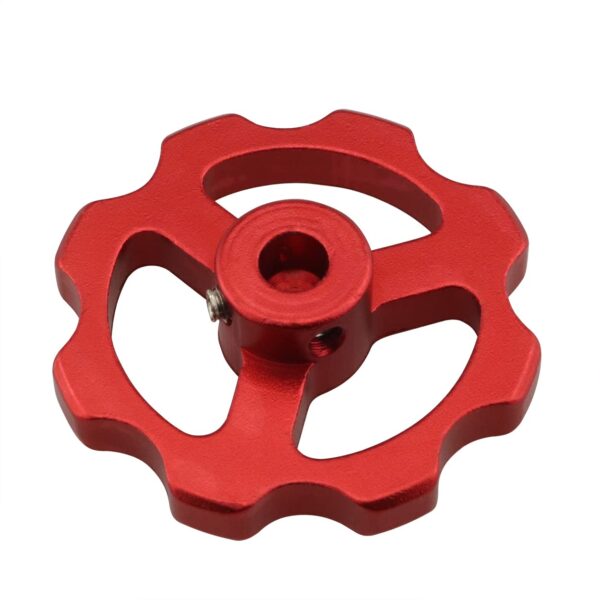 3D Aluminum Extruder Hand Twist Nut Aluminum Extruder Knob Hand Twist Nut Screw Upgrade for Printer 3D Ender, Red - Image 3