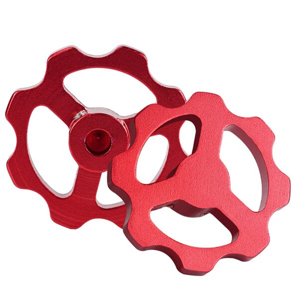 3D Aluminum Extruder Hand Twist Nut Aluminum Extruder Knob Hand Twist Nut Screw Upgrade for Printer 3D Ender, Red - Image 4