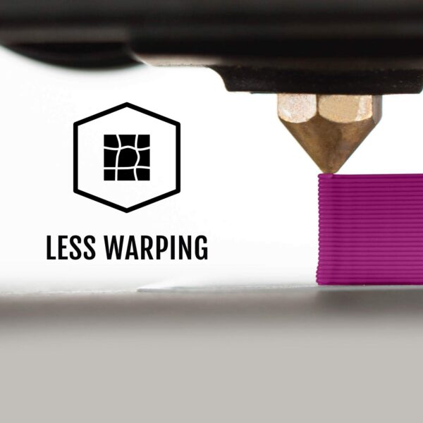 HATCHBOX ABS 3D Printer Filament, Dimensional Accuracy +/- 0.05 mm, 1 kg Spool, 3.00 mm, Purple (3D ABS-1KG3.00-PUR) - Image 5