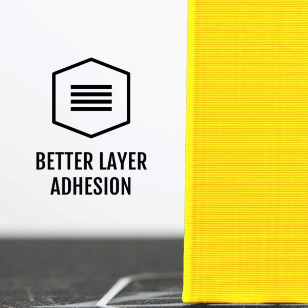 HATCHBOX ABS 3D Printer Filament, Dimensional Accuracy +/- 0.05 mm, 1 kg Spool, 3.00 mm, Yellow - Image 4