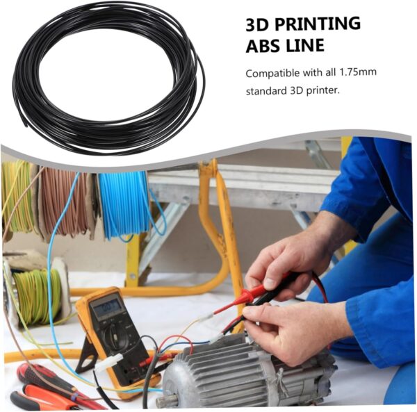 Pen Filament Refills Abs Material Black Roll for Printing Low Shrinkage High Accuracy Compatible with Standard Printers - Image 8