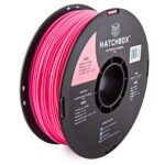 HATCHBOX ABS 3D Printer Filament, Dimensional Accuracy +/- 0.05 mm, 1 kg Spool, 3.00 mm, Pink