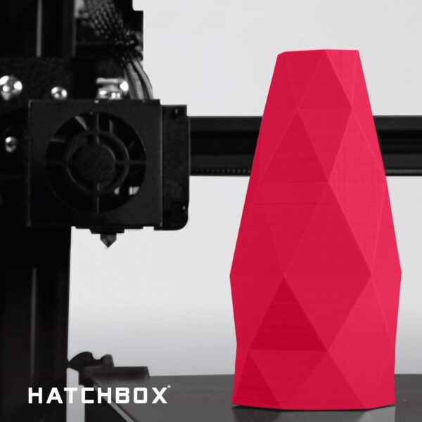 HATCHBOX ABS 3D Printer Filament, Dimensional Accuracy +/- 0.05 mm, 1 kg Spool, 3.00 mm, Pink - Image 7