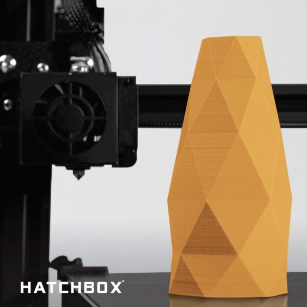 HATCHBOX ABS 3D Printer Filament, Dimensional Accuracy +/- 0.05 mm, 1 kg Spool, 3.00 mm, Gold - Image 7