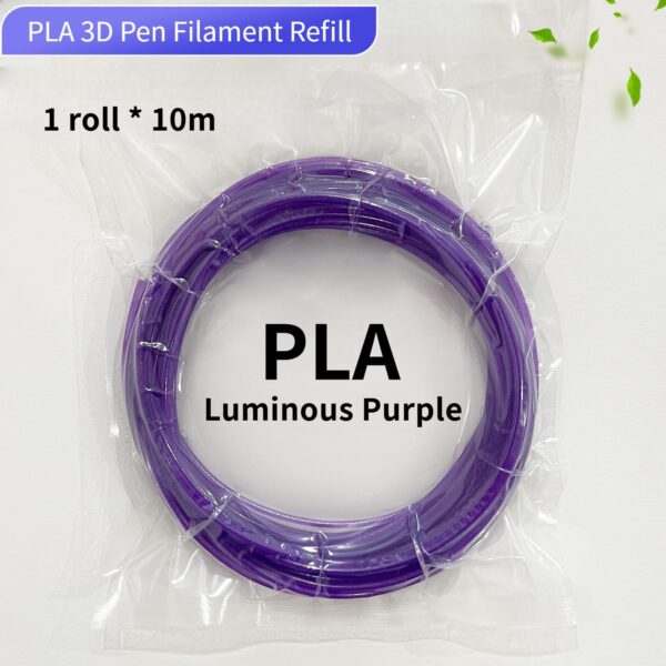 6 Colors 1.75mm Luminous PLA 3D Pen Filament Refill, Each Color 10M, Total 60m, Glow in The Dark, Widely Support for All 1.75mm 3D Printer/3D Pen on Market - Image 3