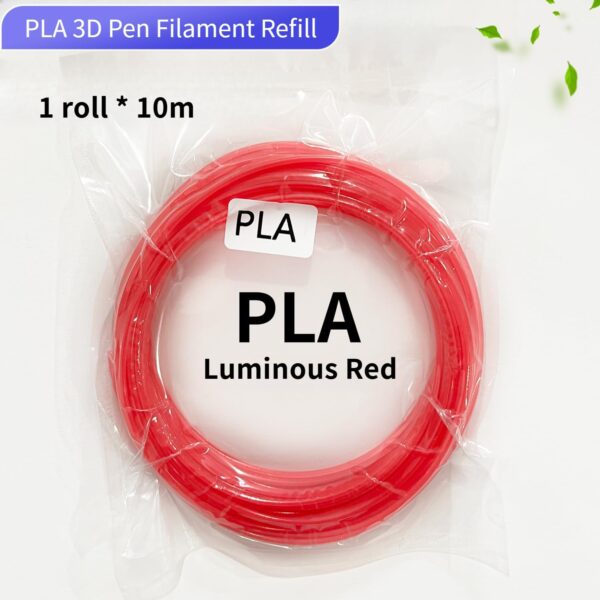 6 Colors 1.75mm Luminous PLA 3D Pen Filament Refill, Each Color 10M, Total 60m, Glow in The Dark, Widely Support for All 1.75mm 3D Printer/3D Pen on Market - Image 5