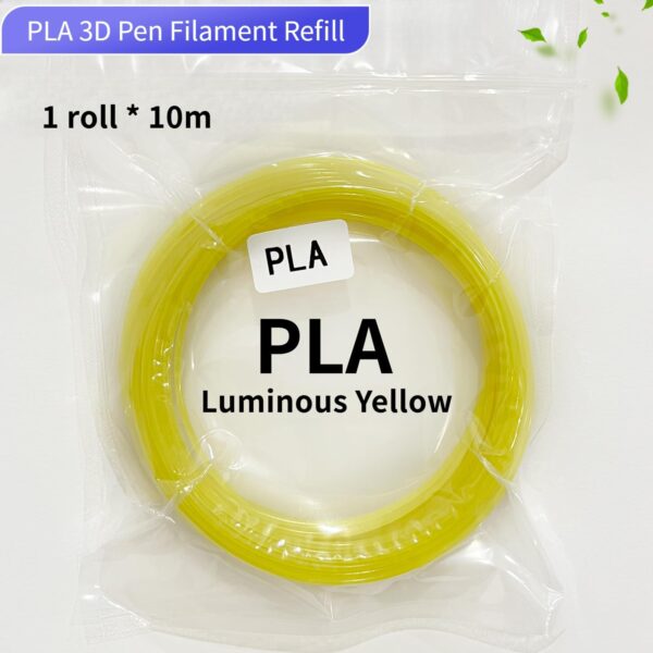6 Colors 1.75mm Luminous PLA 3D Pen Filament Refill, Each Color 10M, Total 60m, Glow in The Dark, Widely Support for All 1.75mm 3D Printer/3D Pen on Market - Image 6