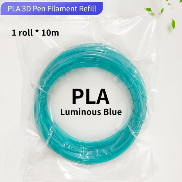6 Colors 1.75mm Luminous PLA 3D Pen Filament Refill, Each Color 10M, Total 60m, Glow in The Dark, Widely Support for All 1.75mm 3D Printer/3D Pen on Market - Image 7
