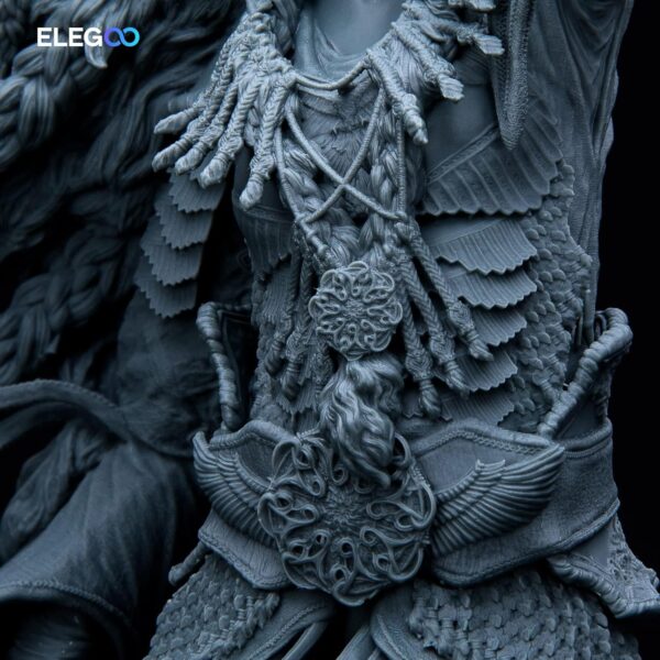 ELEGOO Upgraded 8K Standard Photopolymer 3D Printer Resin 405nm UV-Curing Resin Best for 8K/12K/14K Saturn MSLA DLP LCD 3D Printing Space Grey 1000G - Image 5