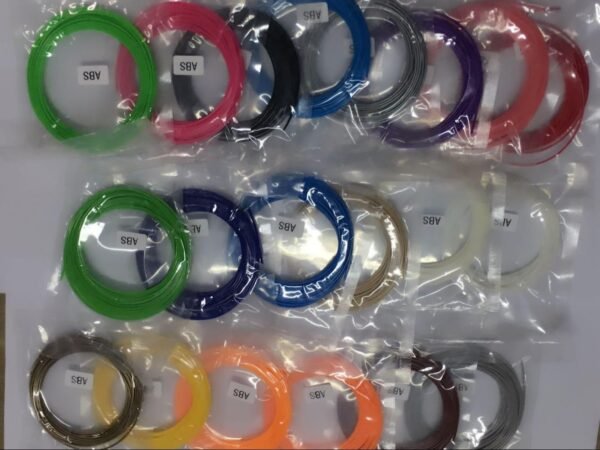 3D Printer Pen Filament 1.75mm PLA/ABS 3D Pen Refills Pack of 20 in Total 20 Colors 100M (ABS) - Image 3