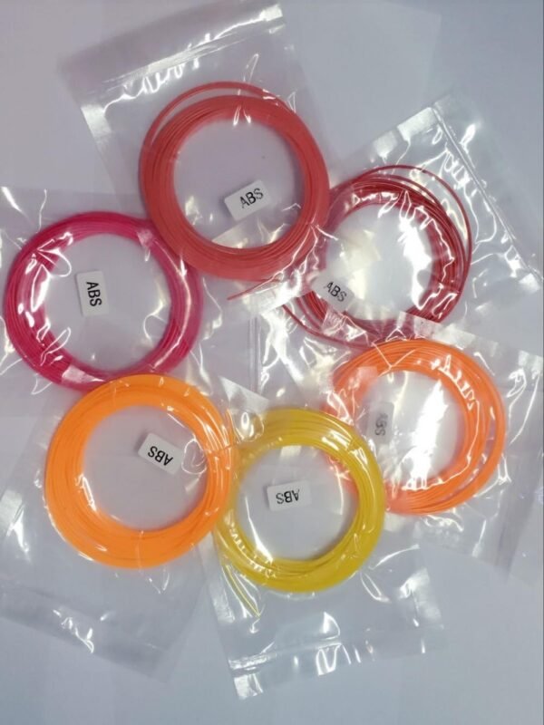 3D Printer Pen Filament 1.75mm PLA/ABS 3D Pen Refills Pack of 20 in Total 20 Colors 100M (ABS) - Image 4