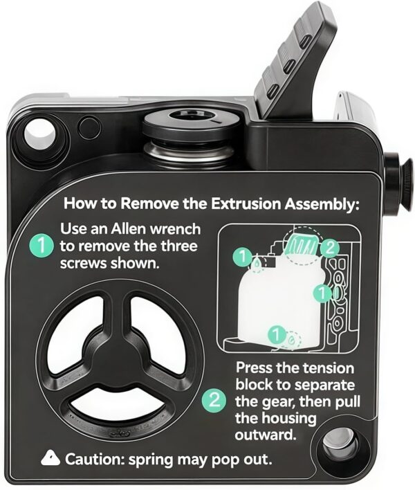 K2 Plus Extruded Front Shell Kit for K2 Plus 3D Printer, Premium 3D Printer Accessories & Parts for Improved Stability and Performance, Easy to Install 3D Printer Parts - Image 5