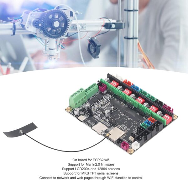 ESP32 3D Printer Motherboard Microstepper Motor Driver for Marlin2.0 Firmware Support MKS MINI12864 V3 Compatibility LCD Screen 5 A4988 Stepper Motor Drivers Mainboard Controller - Image 7