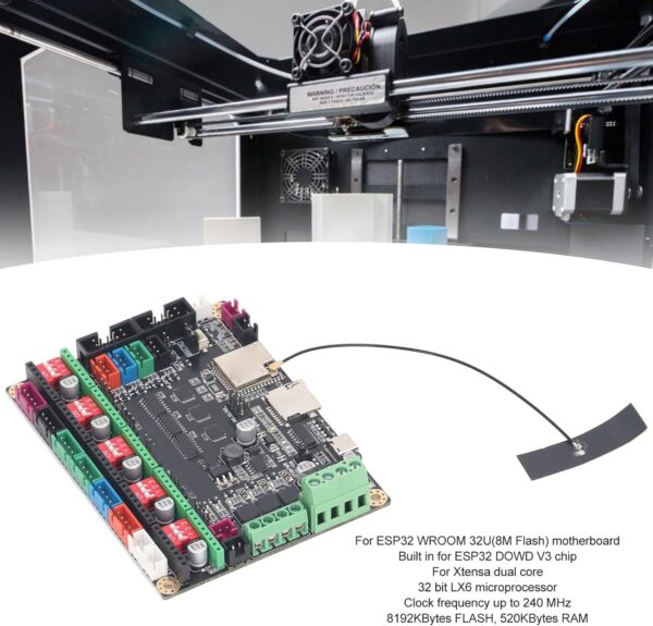 ESP32 3D Printer Motherboard Microstepper Motor Driver for Marlin2.0 Firmware Support MKS MINI12864 V3 Compatibility LCD Screen 5 A4988 Stepper Motor Drivers Mainboard Controller - Image 8