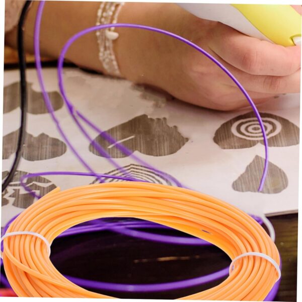 ABOOFAN 10 Abs Pen Filament Refills Random Color Variety for Printing Pens Compatible with All Standard Printers for Drawing Objects Random Color - Image 9