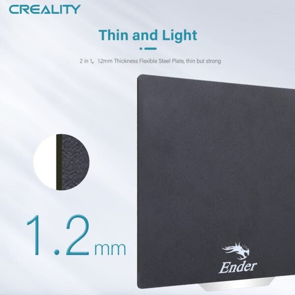 Creality Official Ender 3 Build Plate, 235x235mm Double-Sided Magnetic Bed Plate Smooth+Textured Surface Flexible Removable Printing Platform for Ender 3/3 V2/3 Pro/3 S1/3 S1 Pro/5/5S/5 Pro - Image 6