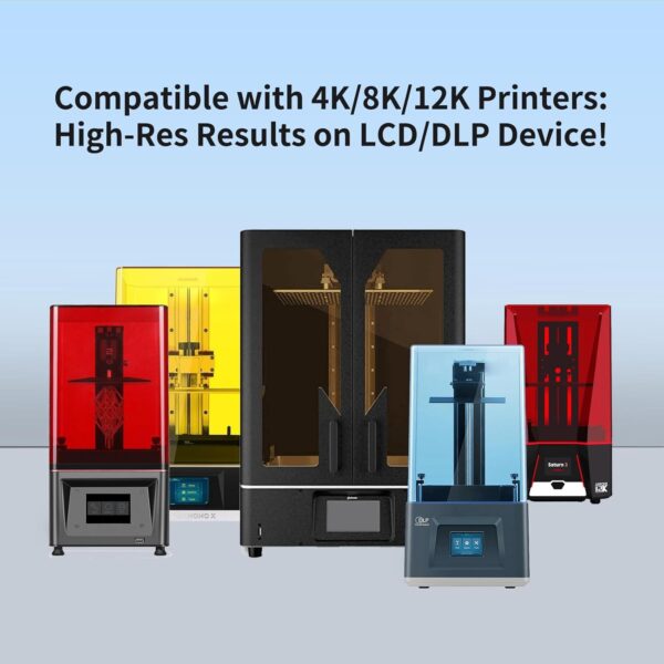 Siraya Tech Fast ABS-Like 3D Printer Resin, High Precision, Non-Brittle - Low Odor 405nm UV-Curing Photopolymer for 8K LCD/DLP Printing (Navy Grey, 2kg) - Image 4