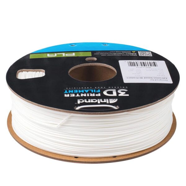 INLAND PLA Filament 1.75mm - White PLA 3D Printer Filament, Dimensional Accuracy +/- 0.03mm - 1kg Cardboard Spool (2.2 lbs) – FDM 3D Printing - Image 9