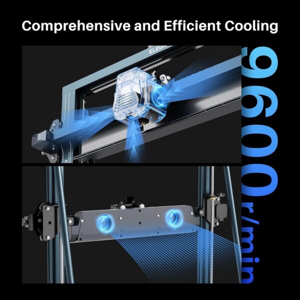 ELEGOO Neptune 4 Plus 3D Printer, 500mm/s High Speed FDM Printer with 300°C Nozzle, Auto Leveling and Direct Drive Extruder, 320x320x385mm Large Printing Size - Image 7