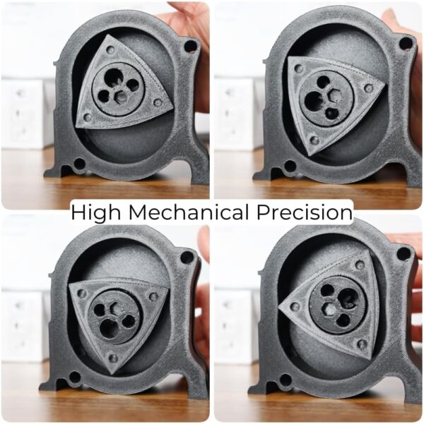 Carbon Fiber Filament, PRILINE Carbon Fiber Polycarbonate 3D Printer Filament 1.75mm, High Strength Carbon Fiber 3D Printing Filament 1kg Spool, Black - Image 4