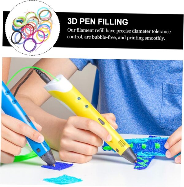 Cabilock 30 Rolls 3D Pen Filament Refills 1.75mm Abs Filament for 3D Printing High Precision - Image 4